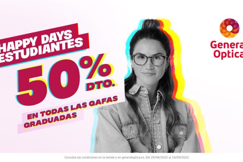 ESTUDIANTES 50% DE DESCUENTOS EN TODAS LAS GAFAS GRADUADAS