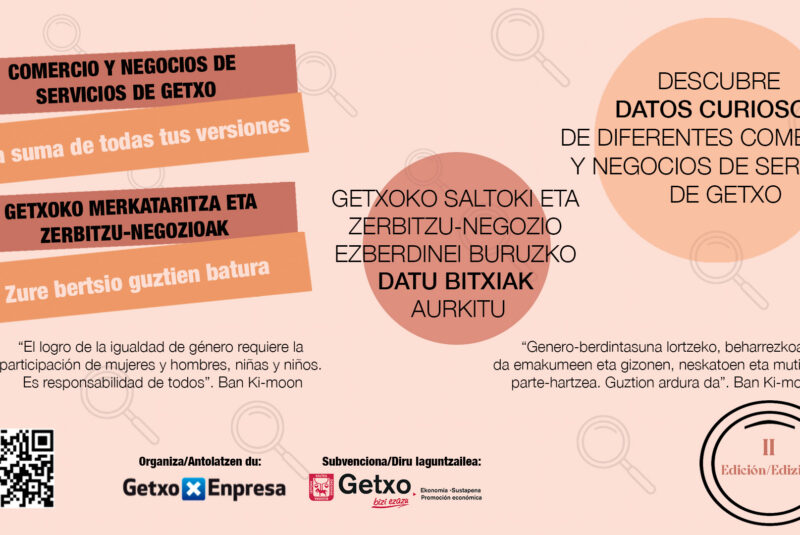 II COMERCIO Y NEGOCIOS DE SERVICIOS DE GETXO. LA SUMA DE TODAS TUS VERSIONES.