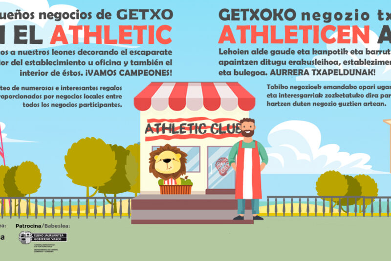 Los pequeños negocios de Getxo con el Athletic